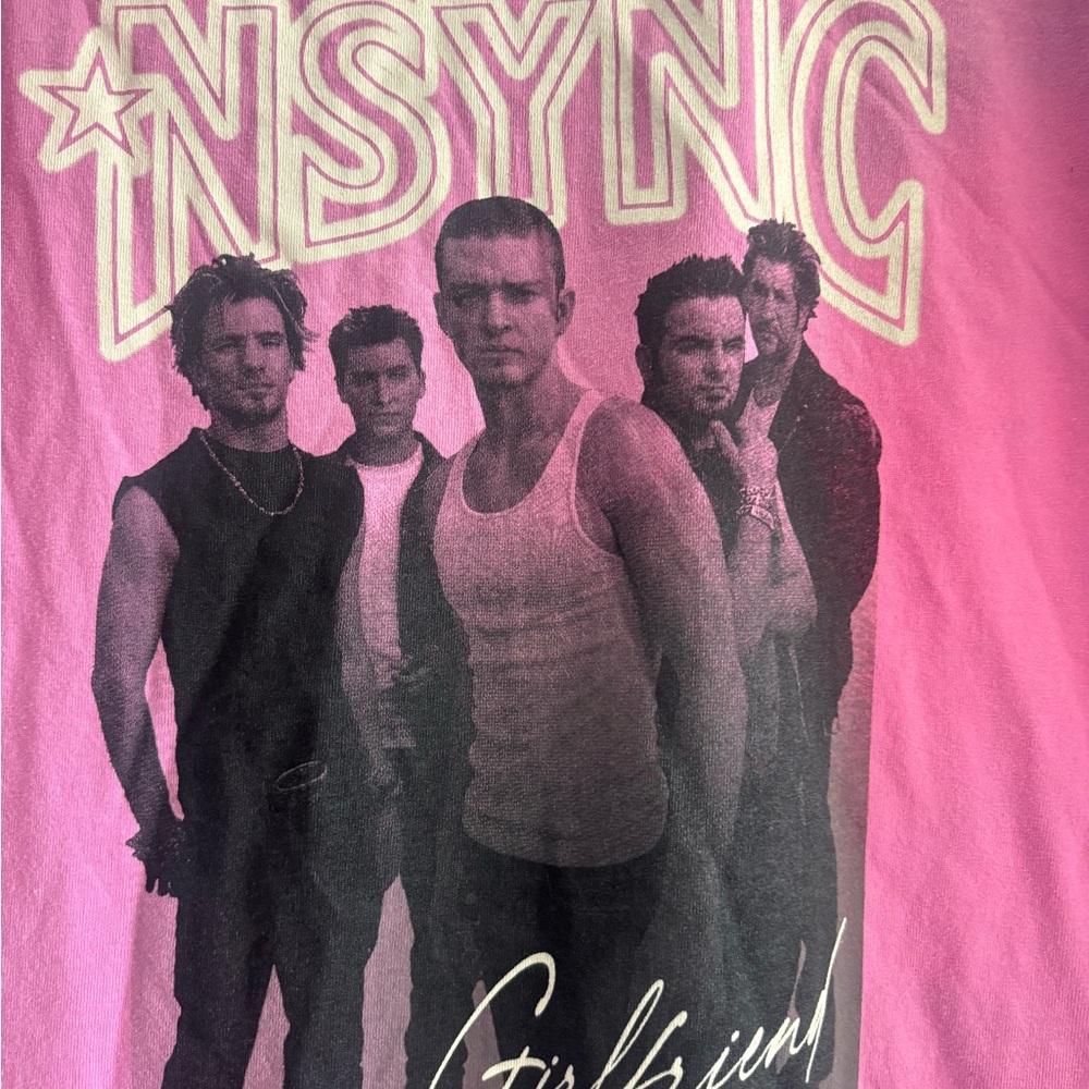 Pink NSYNC Graphic Women's Tee - Short Sleeve